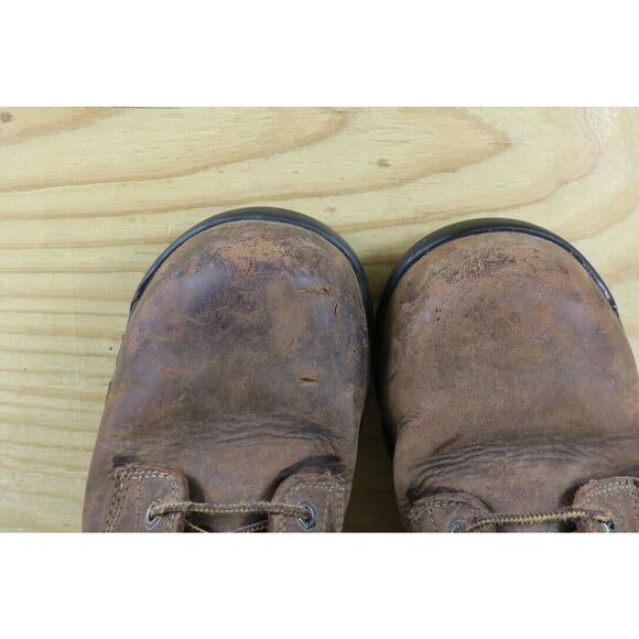 Carhartt Boots Mens 9.5M Brown Leather Work Safety Flex 6 Combat - Picture 8 of 8